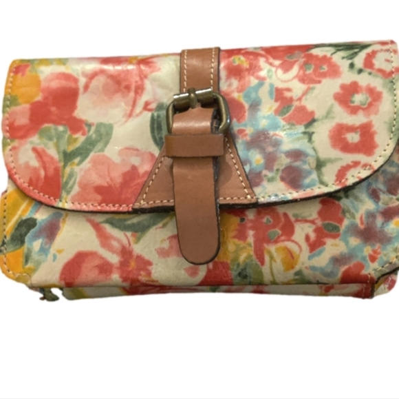 Patricia Nash Tori Spring Printed Leather Mini Crossbody Bag NWOT - Picture 2 of 11